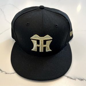 New Era Black Japan Osaka Tigers Fitted Hat